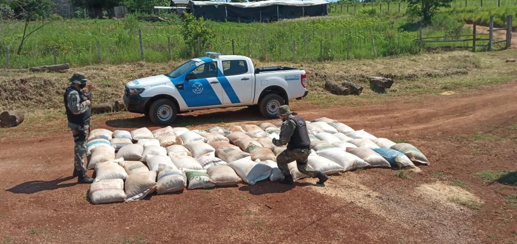 Prefectura secuestró más de 10 toneladas de granos en Misiones