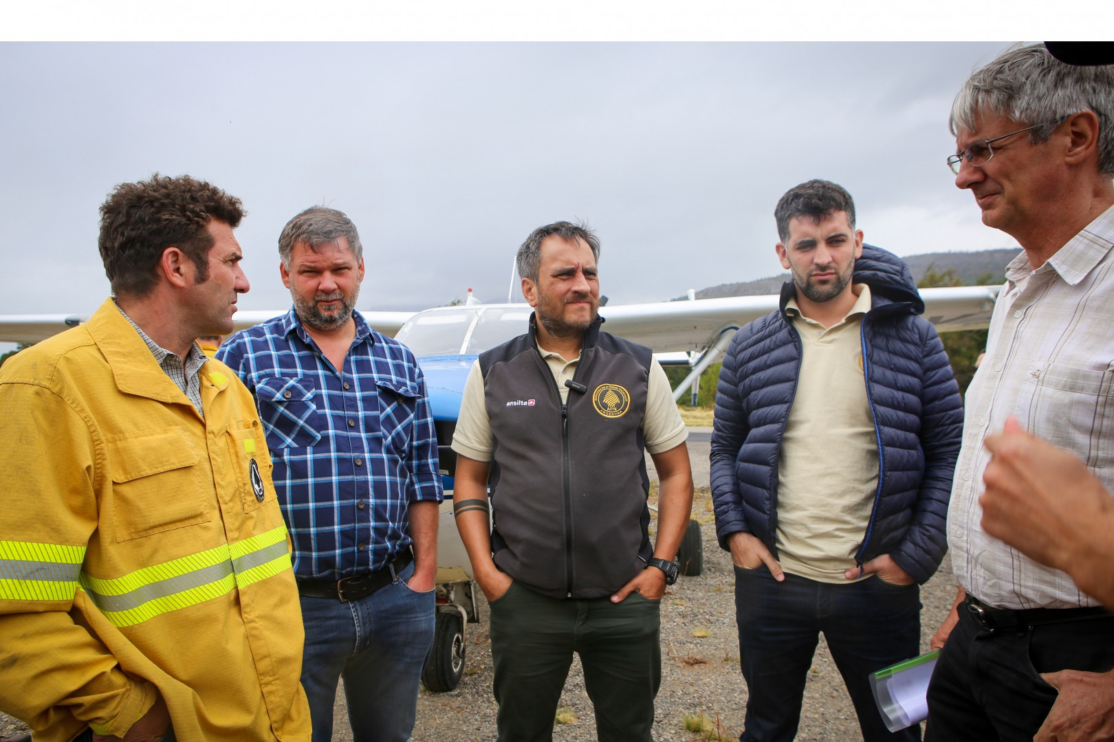 Cabandié y Granato recorrieron la zona afectada por los incendios en el