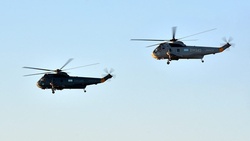 Los Helic Pteros Sea King Regresaron De La Campa A Ant Rtica De Verano