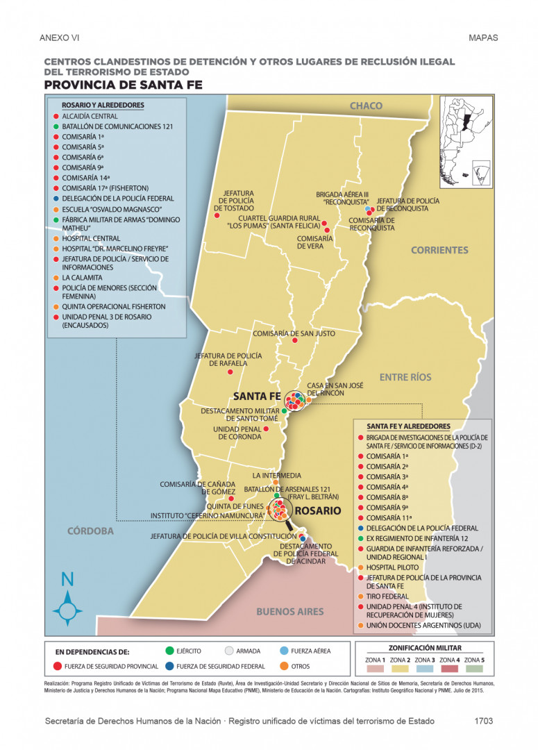 Mapas De Centros Clandestinos De Detención (CCD) Y Hechos Represivos ...