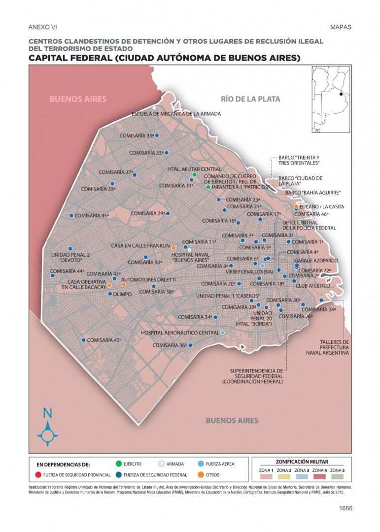 Mapas De Centros Clandestinos De Detención (CCD) Y Hechos Represivos ...