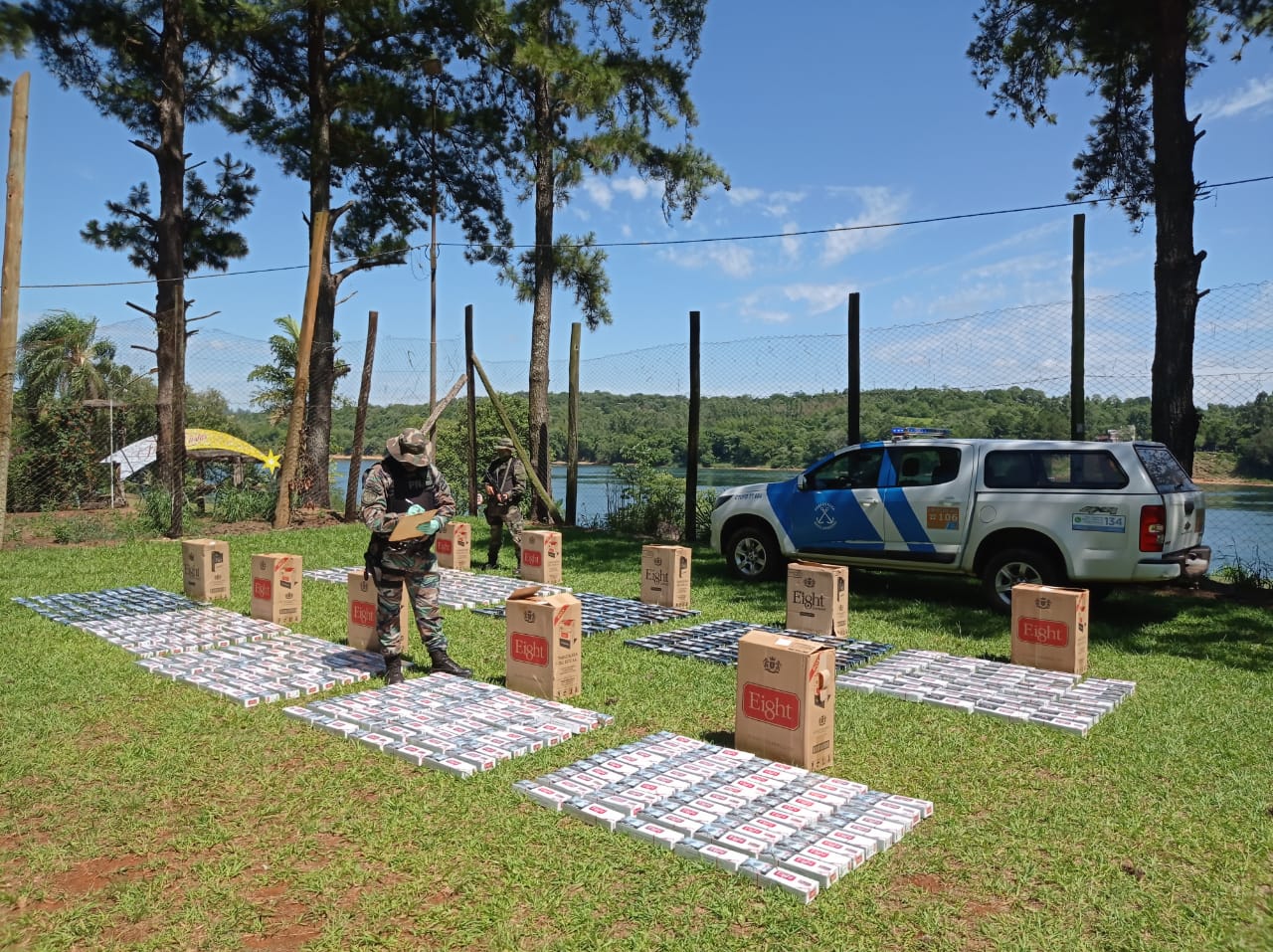 Prefectura secuestró un cargamento de cigarrillos ilegales Argentina