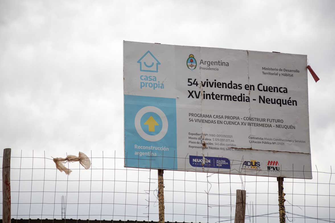 Neuquén Confluencia 54 viviendas Argentina gob ar