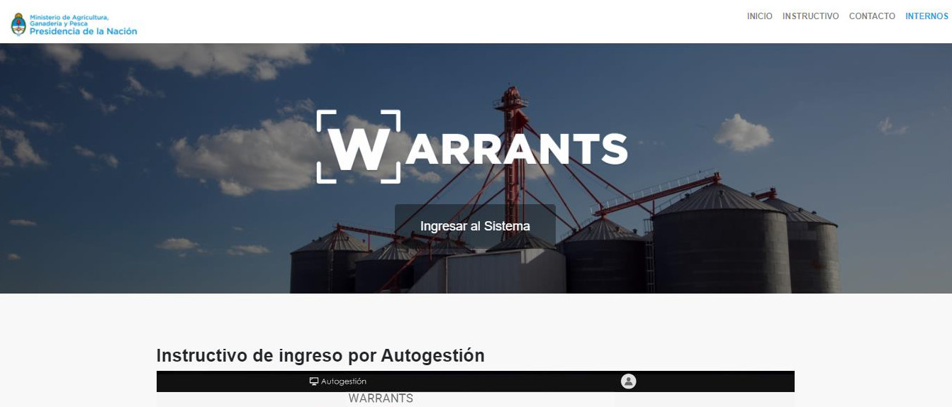 Agricultura Inform Que Ya Se Emitieron Warrants Electr Nicos Por M S