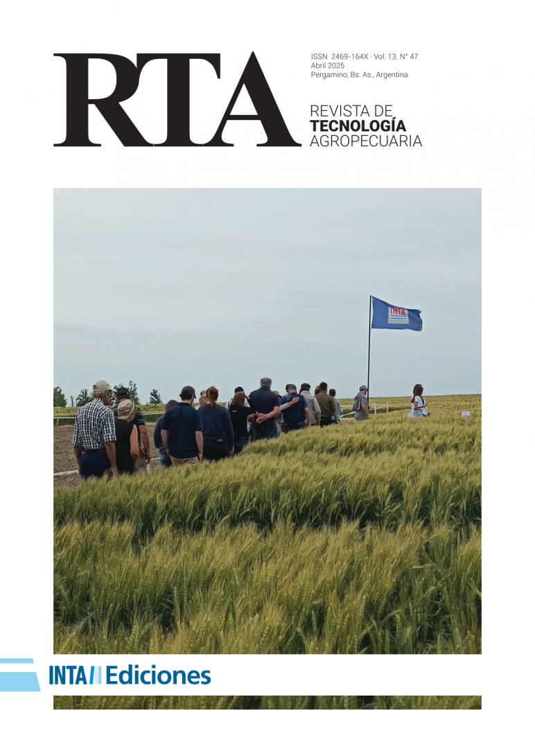 Portada de la revista RTA