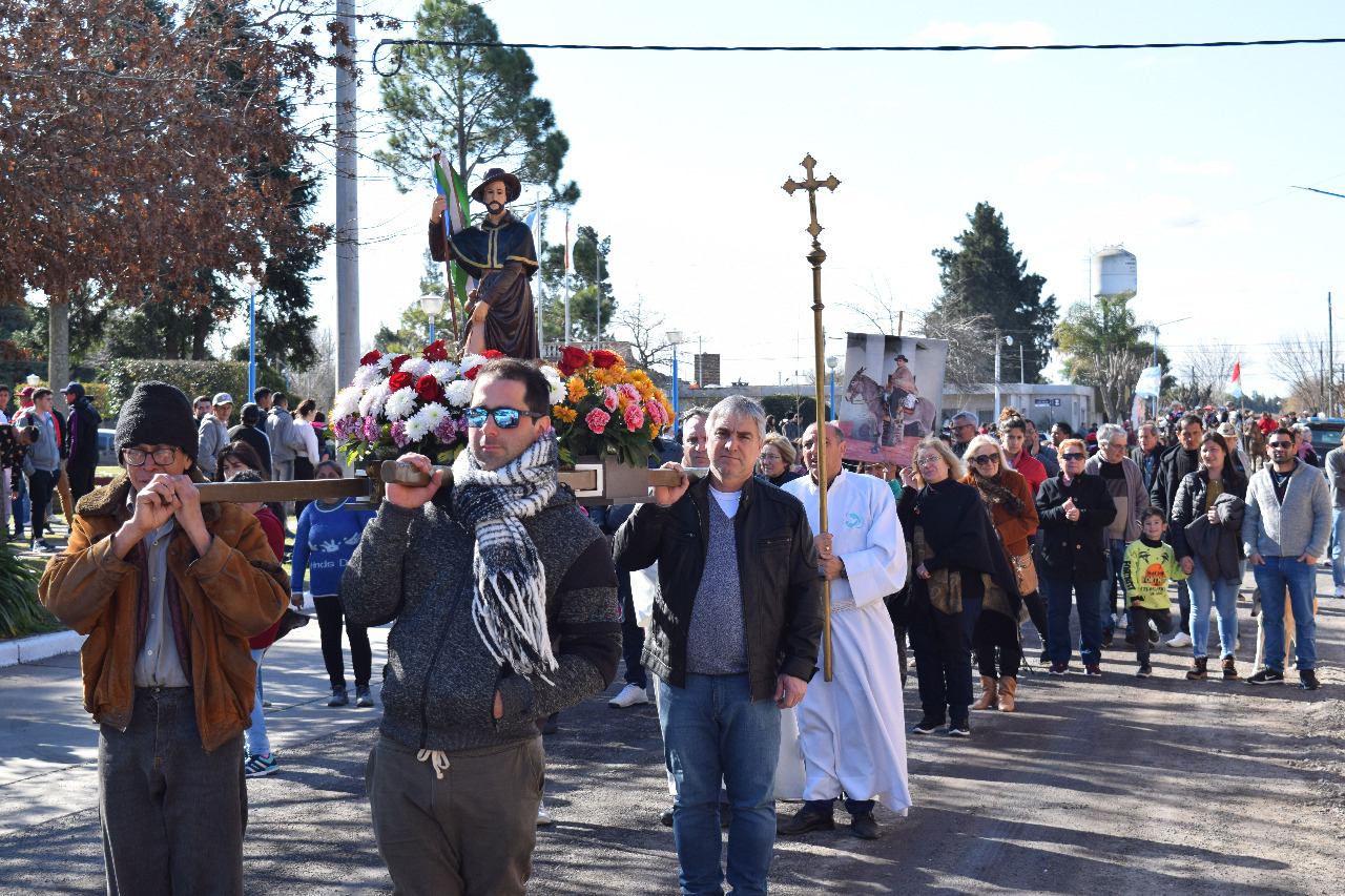 Procesión en honor a San Roque, Piñero, Santa Fe. Autor: Germán Insaurralde.