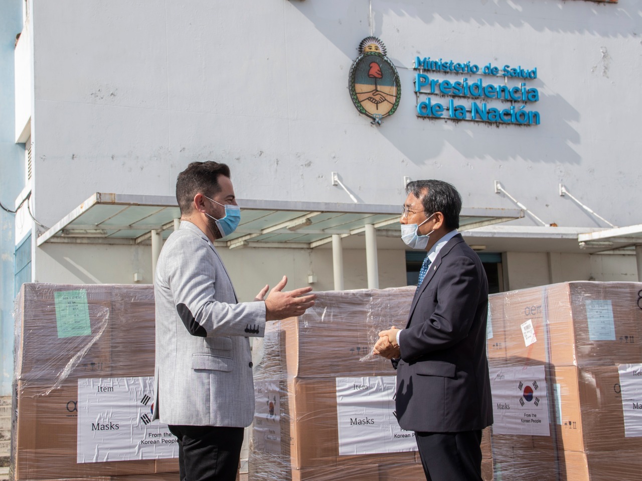 La República de Corea donó insumos al Ministerio de Salud para la ...