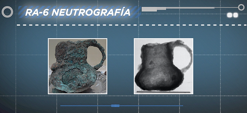 Comparación de imágenes por neutrografía