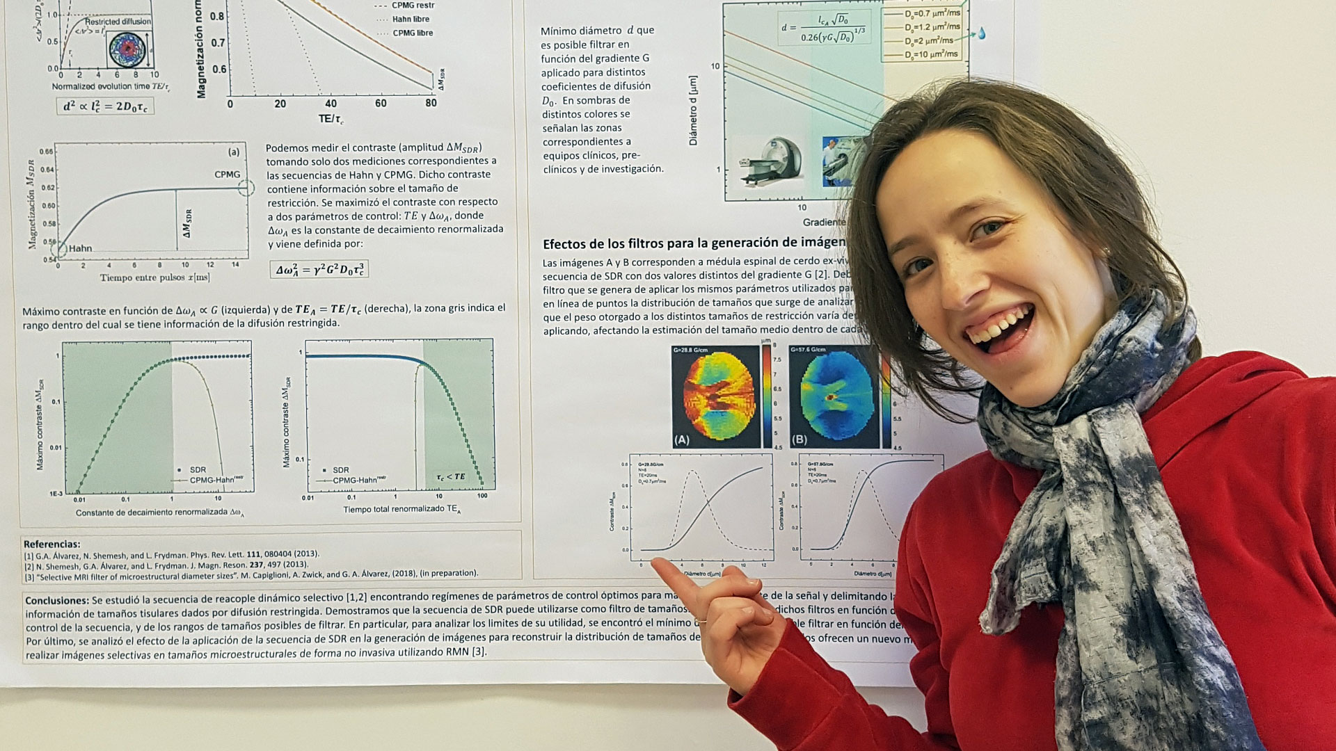 Milena Capiglioni recibió la Mención Especial del Premio Másperi de la Asociación de Física Argentina 2018