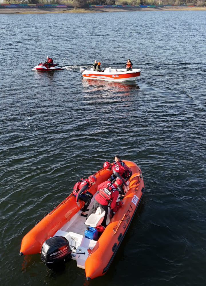 Rescate de víctima en el Embalse del Río Tercero, Córdoba