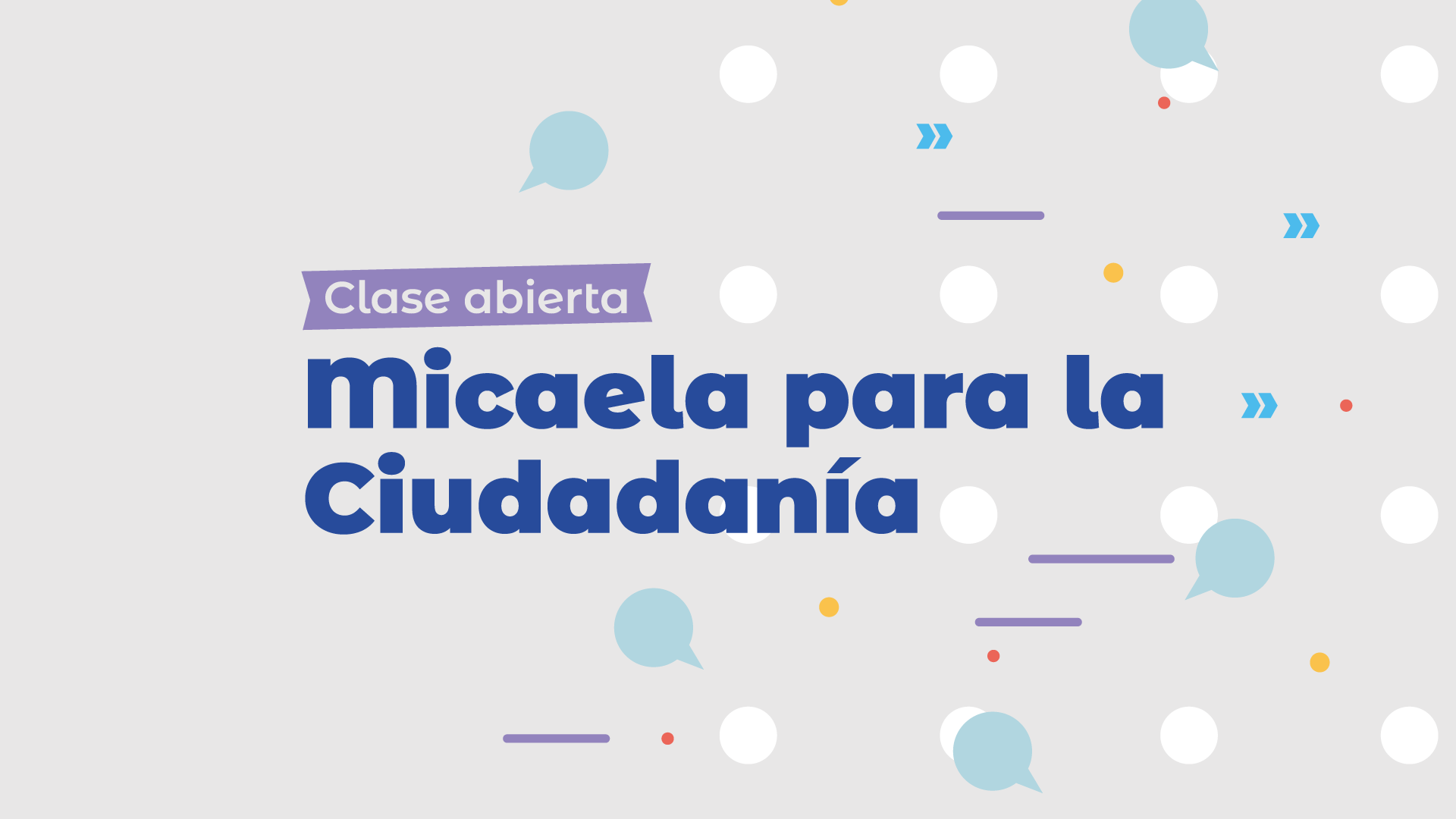 Comenzó la Inscripción al 3° curso virtual Micaela para la Ciudadanía