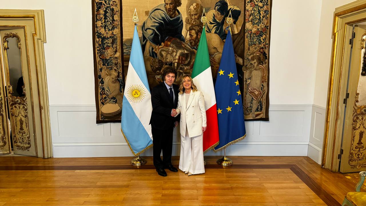 El Presidente Javier Milei Se Reunió Con La Primera Ministra De Italia ...