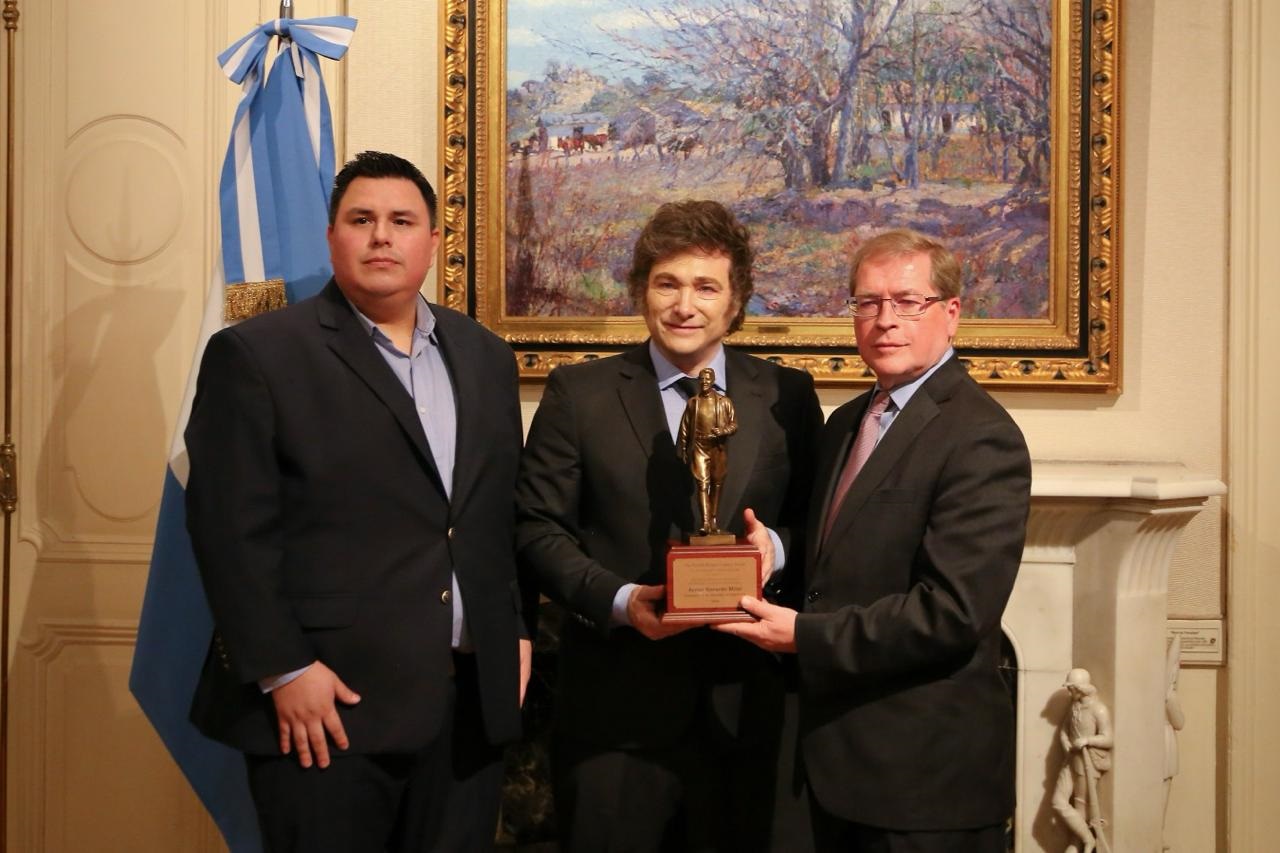 El Presidente Javier Milei recibió el Premio al Legado de Ronald Reagan |  Argentina.gob.ar