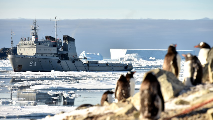 El Aviso ARA Islas Malvinas Lleva Adelante La Segunda Etapa De La XXI