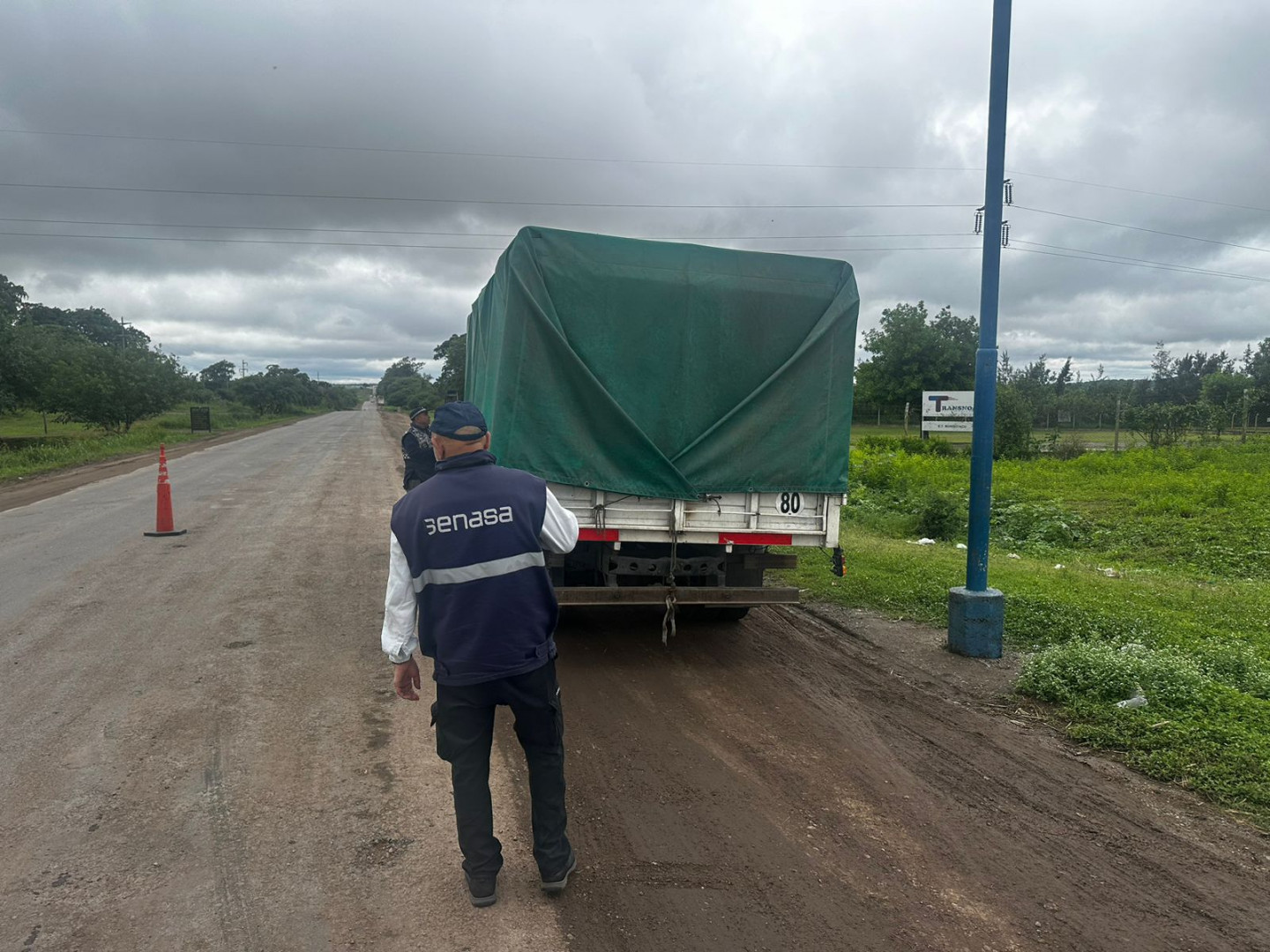 Detección de más de 5 toneladas de cítricos transportados de manera irregular