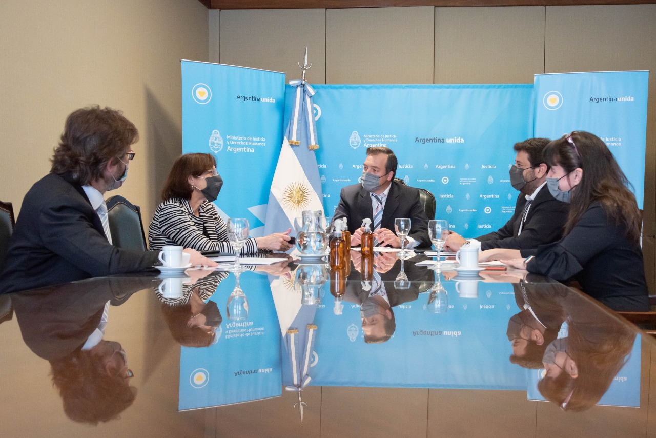 Soria se reunió con representantes de la Junta Federal de Cortes y Superiores Tribunales de Justicia de las Provincias Argentinas y CABA (JU.FE.JUS)
