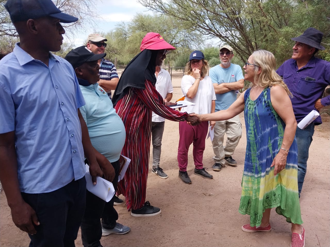 Saludo de bienvenida al establecimiento ganadero El Zampal