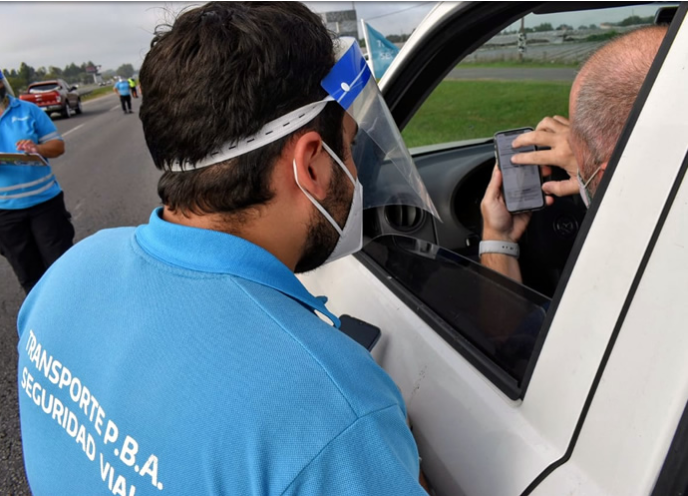 Actividades de seguridad vial en abril de 2021 en Buenos Aires