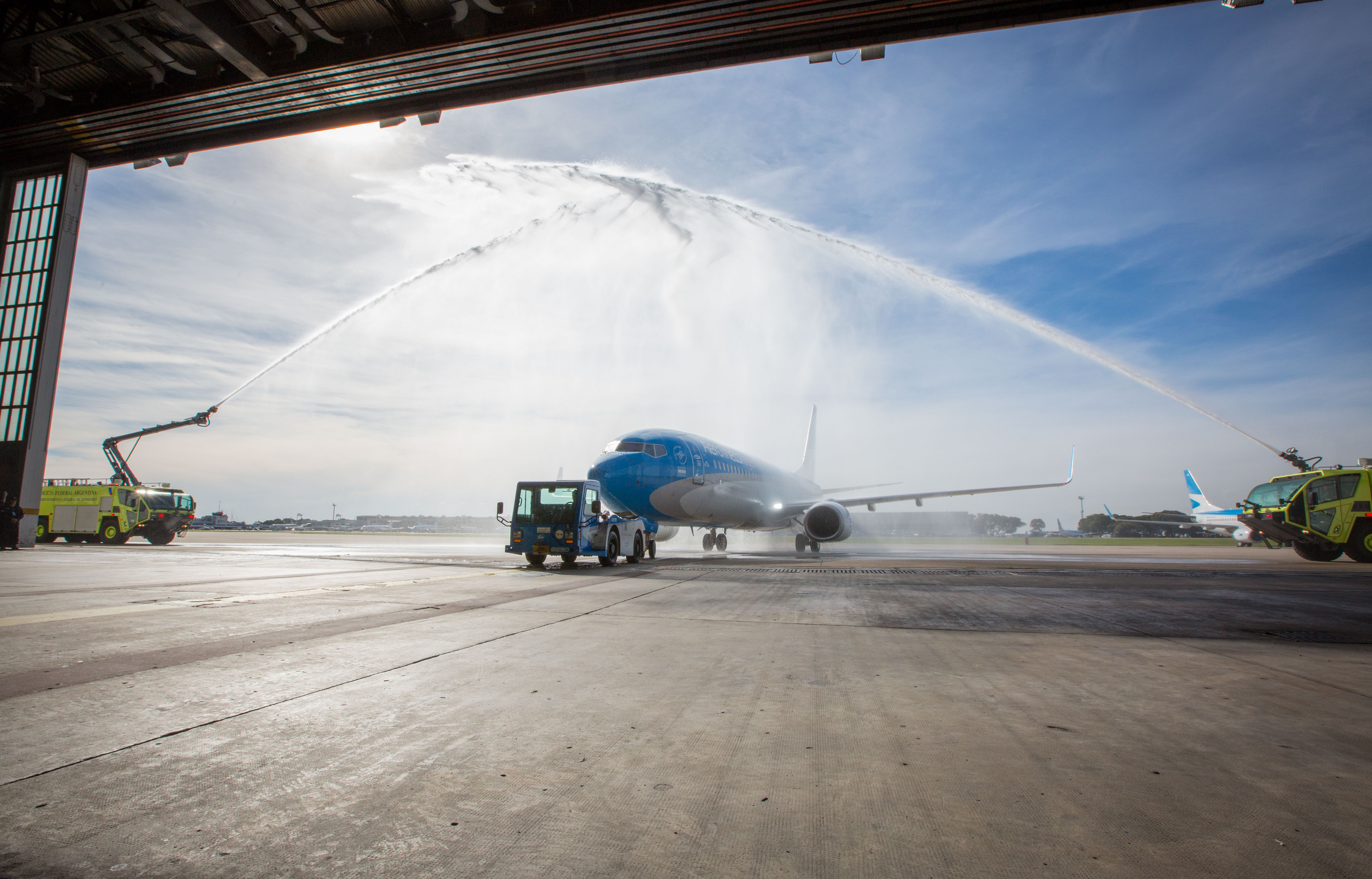 Revolución de los aviones obras en Aeroparque, nuevo avión de