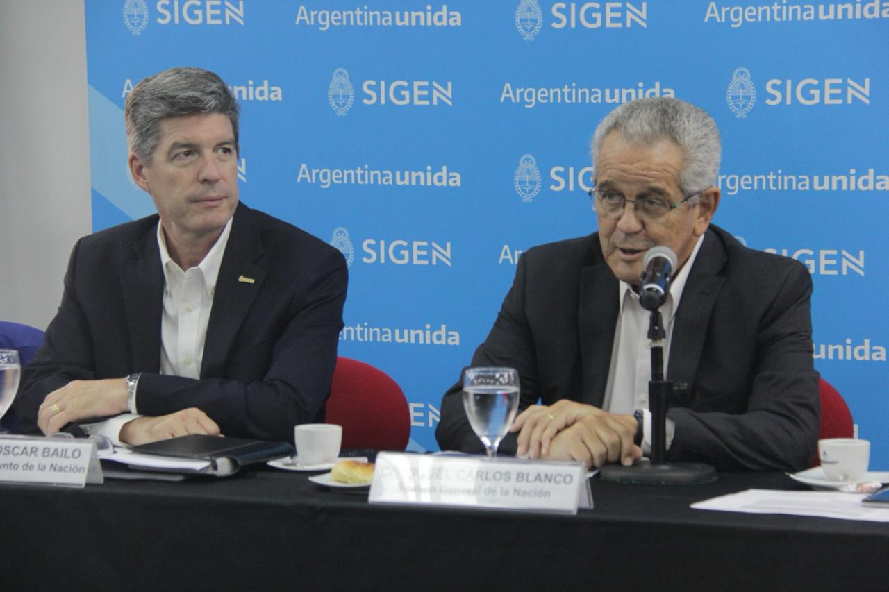 Marcelo Bailo, Síndico General Adjunto, y Miguel Blanco, Síndico General de la Nación