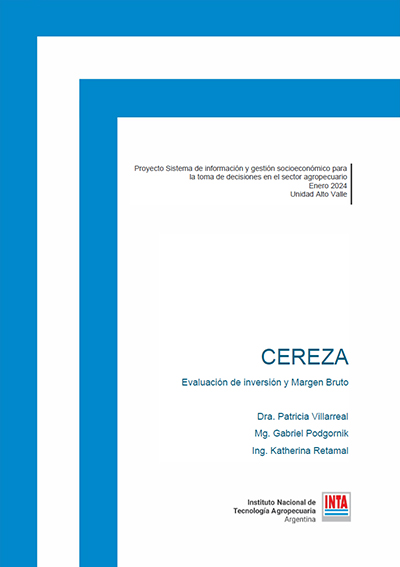 Cereza. Evaluación de inversión y margen bruto