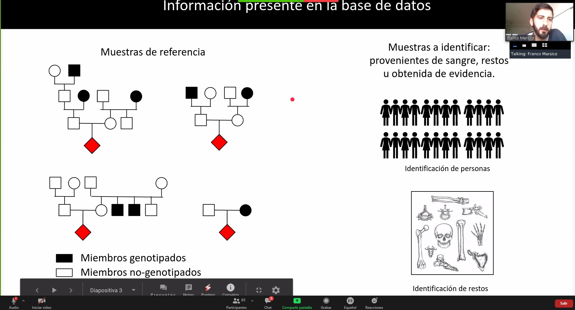 Capacitación virtual en el marco del curso del Dr.Egeland