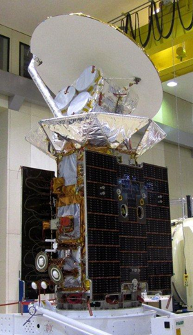 Satelite SAC-D/Aquarius en configuración final de vuelo