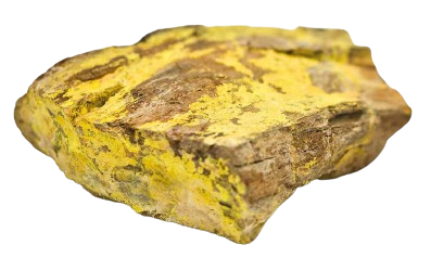 Roca mineralizada de uranio