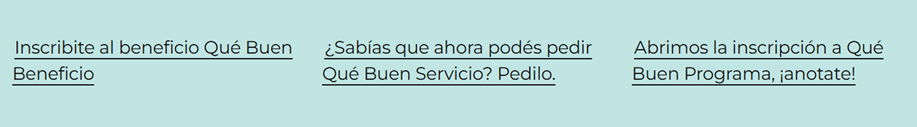 Atajo formato superior con llamados a la acción Atajo formato superior con llamados a la acción