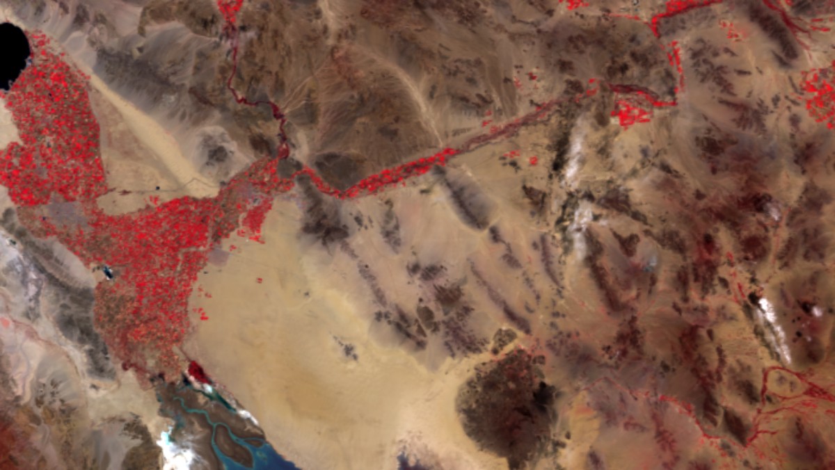 Desierto de Sonora, México - Terra MODIS - 8 de agosto de 2012