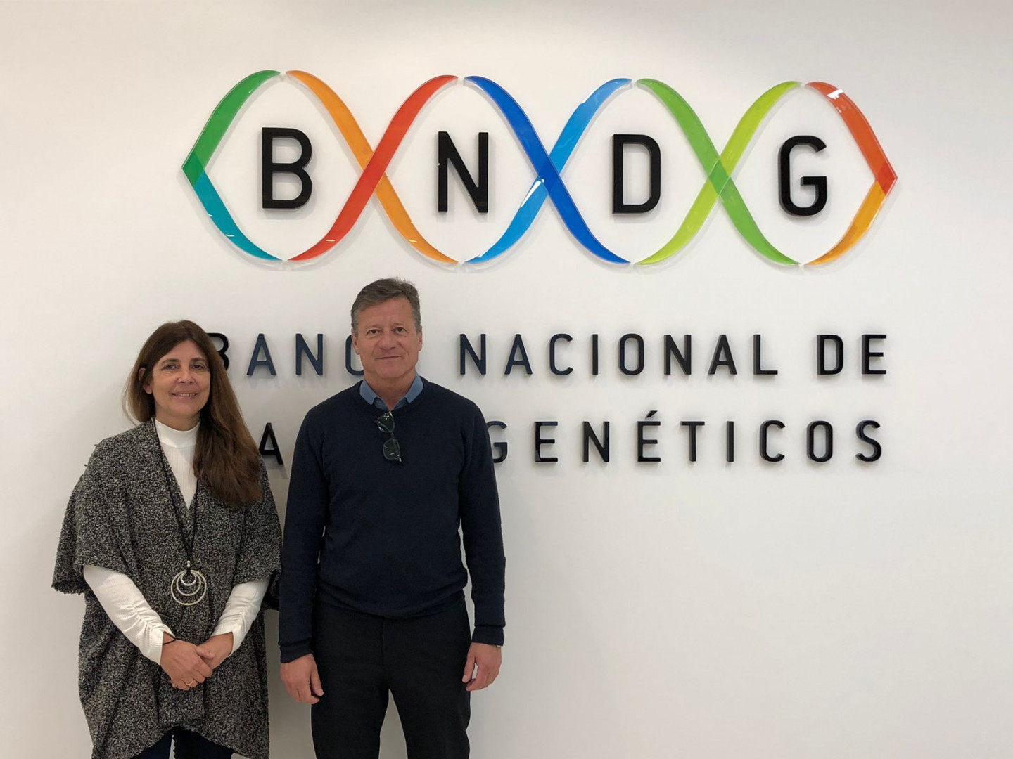 Mariana Herrera Piñero y Carlos Galassi, autoridades del BNDG