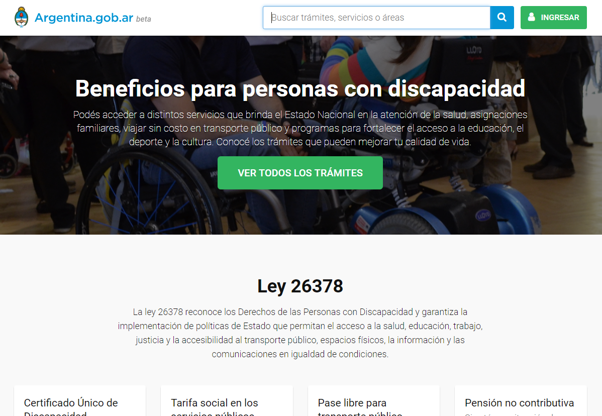 Web de Discapacidad