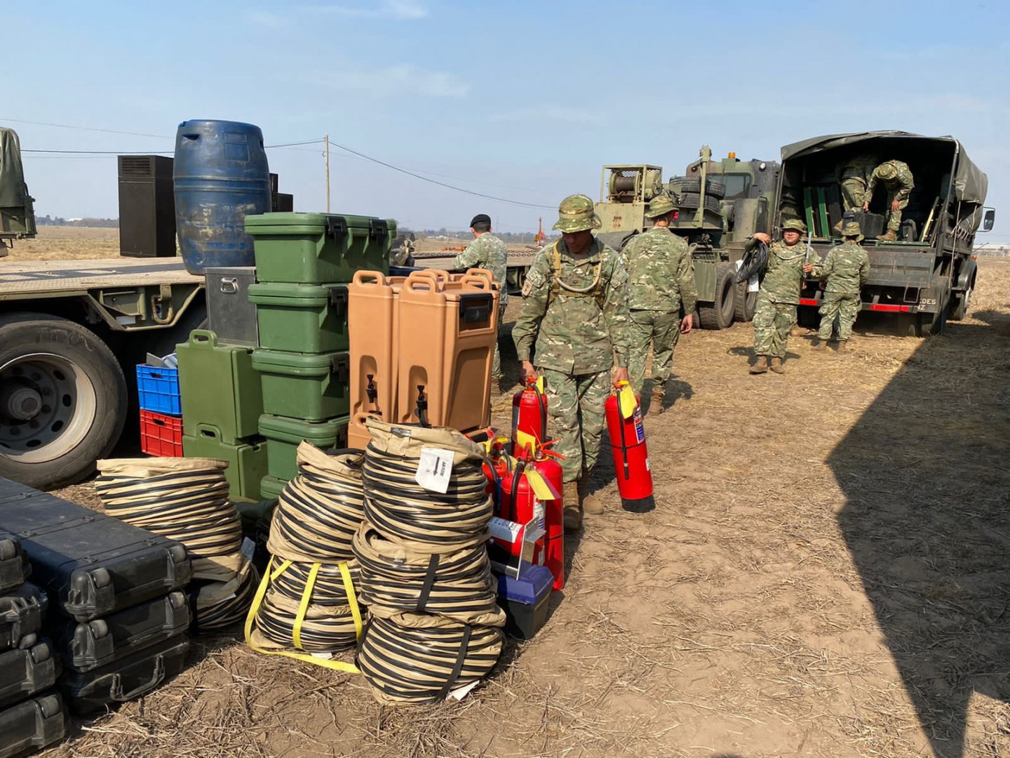 Combate Contra El Fuego En El Delta Argentinagobar 8035