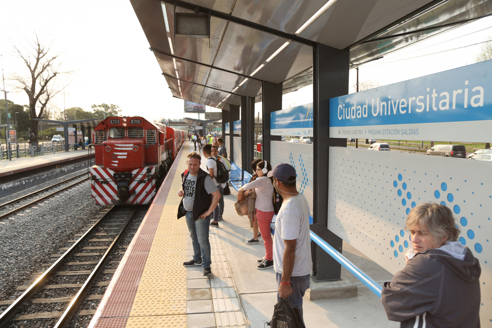 Tren Belgrano Norte se habilitó el nuevo andén de Ciudad Universitaria