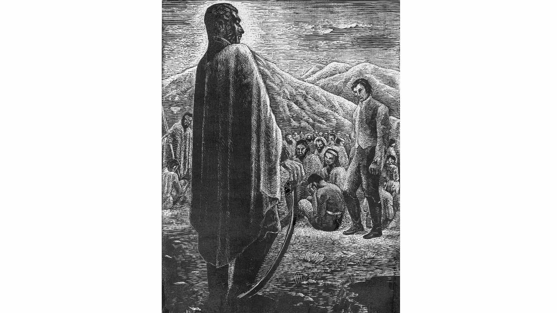 SAN MARTIN CON BELGRANO Y GUEMES EN EL NORTE. Proyectado y grabado por OLGA D'ELIA Texto alternativo 9