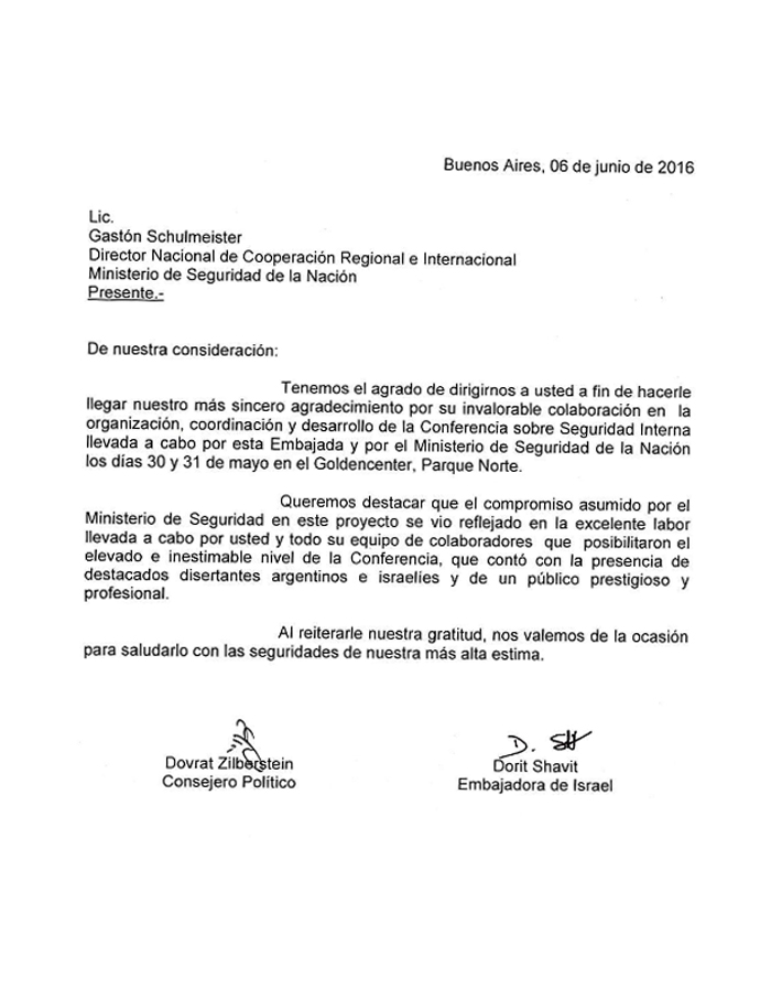 Carta De Felicitacion Embajada 7929