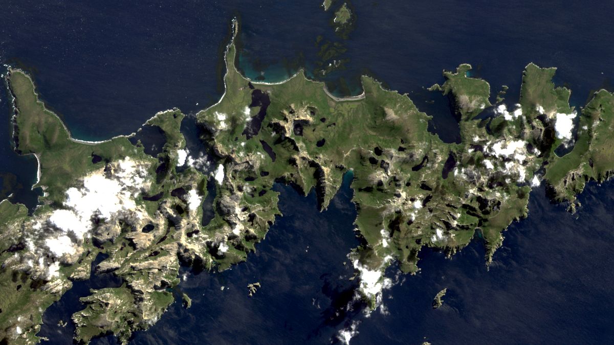 Isla de los Estados, Tierra del Fuego - LandSat-8 OLI - 2 de Marzo de 2015