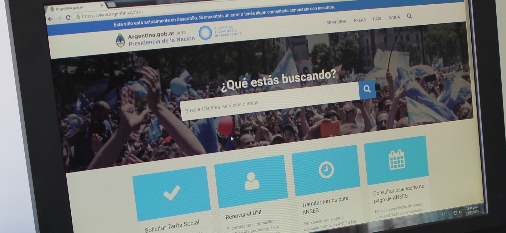 Se Lanzó El Nuevo Sitio Oficial De La República Argentina | Argentina ...