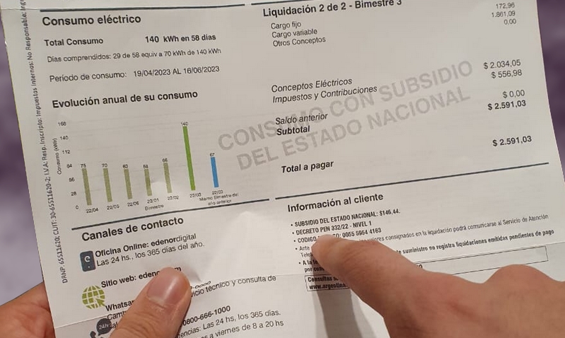 EDENOR y EDESUR deberán resaltar la leyenda con el Nivel (1, 2 o 3) de la segmentación tarifaria.