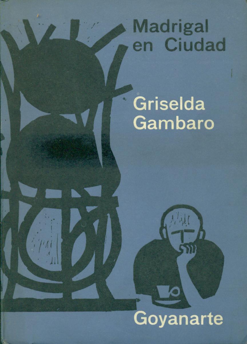 Griselda Gambaro. Tapa libro Madrigal en la ciudad