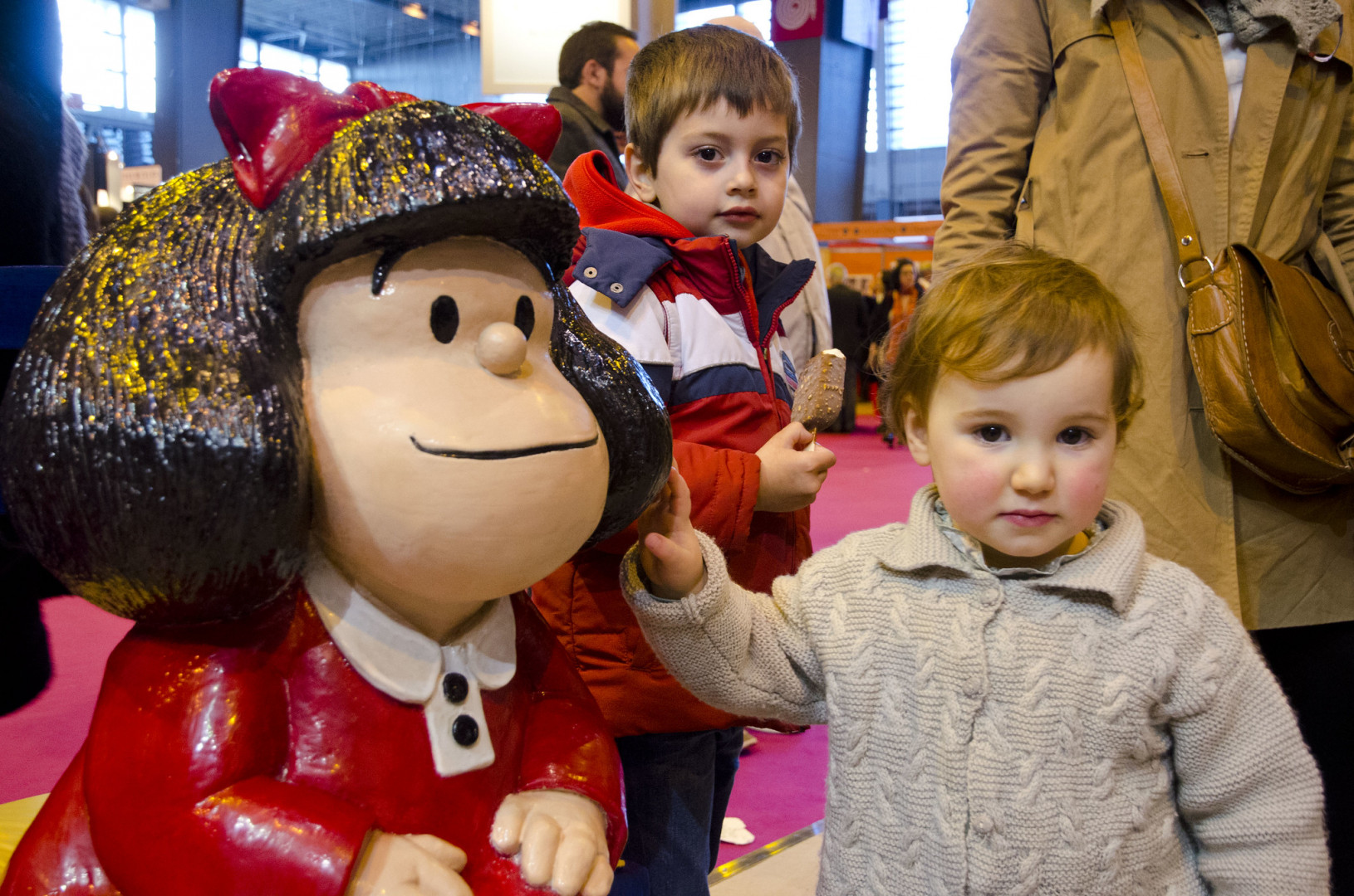 Mafalda una ídola de grandes y chicos