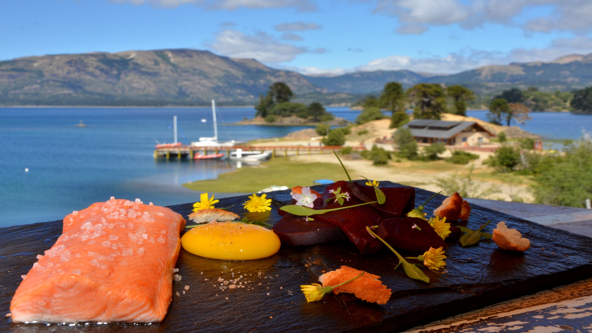 Gastronomía con trucha