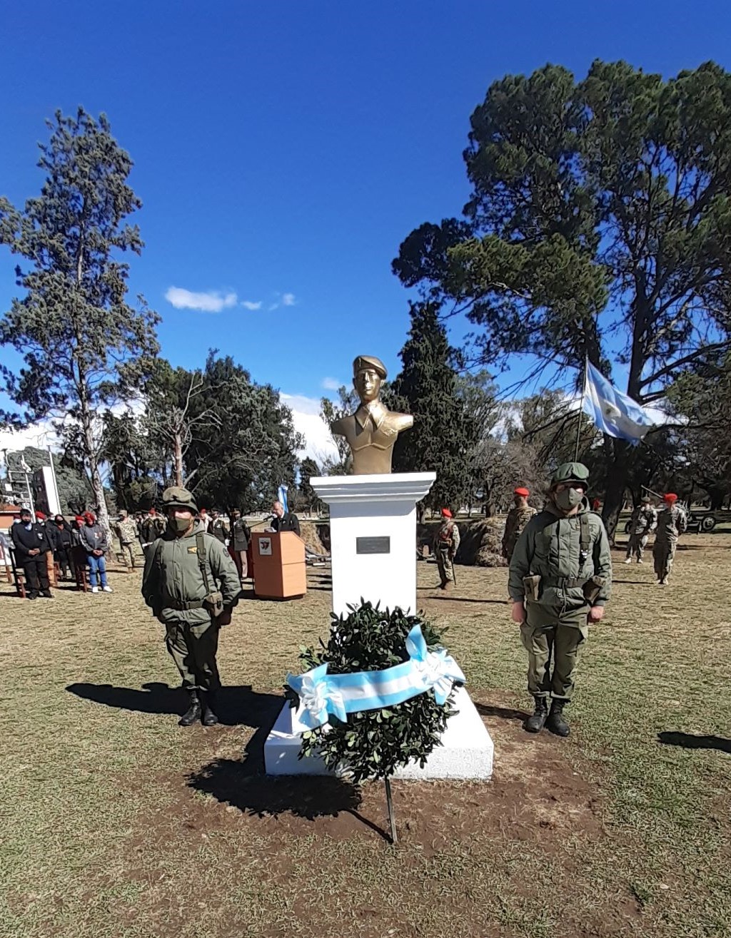 Malvinas: Inauguración del monumento "Camino a casa" 3