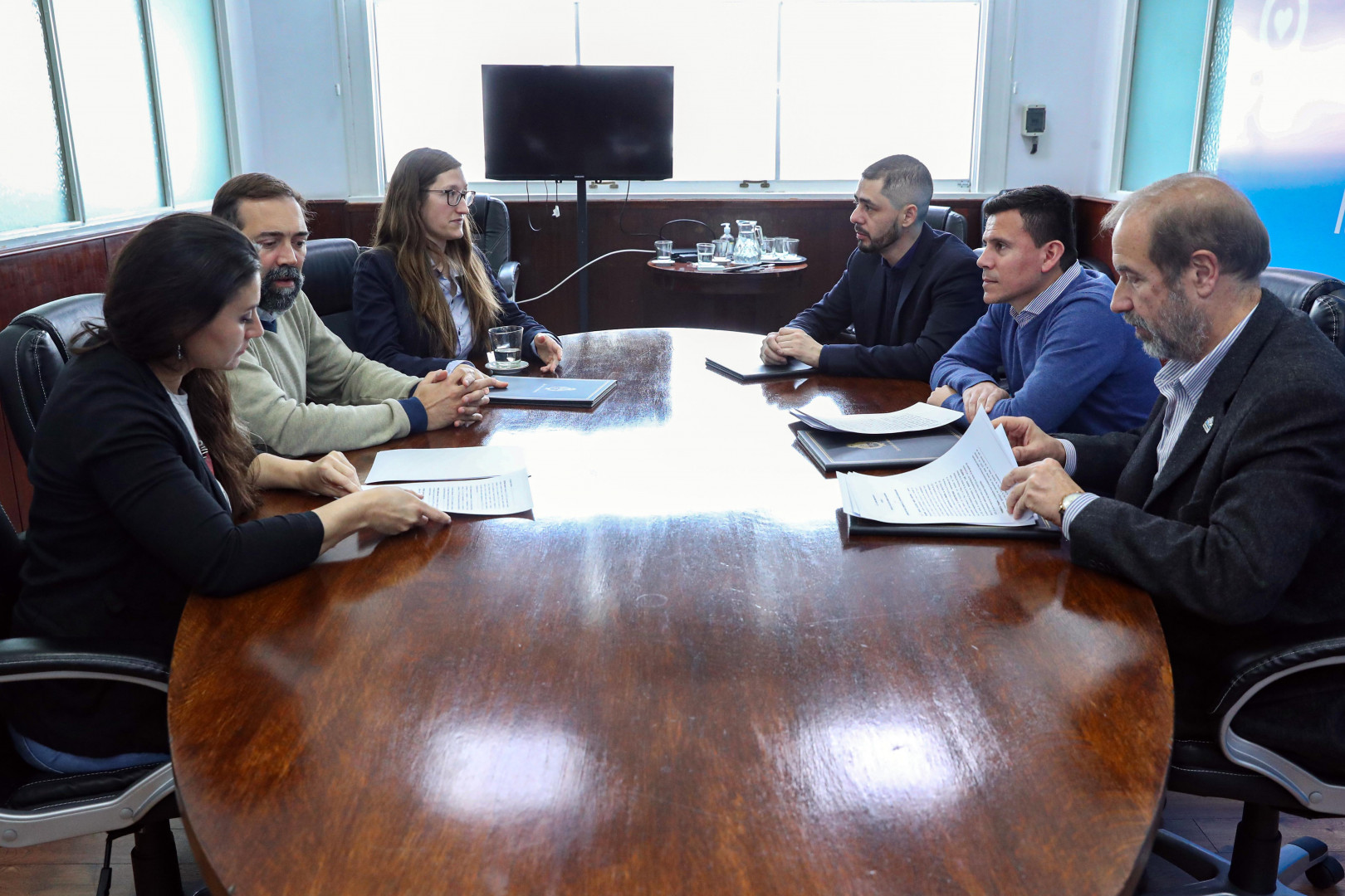 Intercambios técnicos entre funcionarios de SEGEMAR y la Provincia de Buenos Aires.