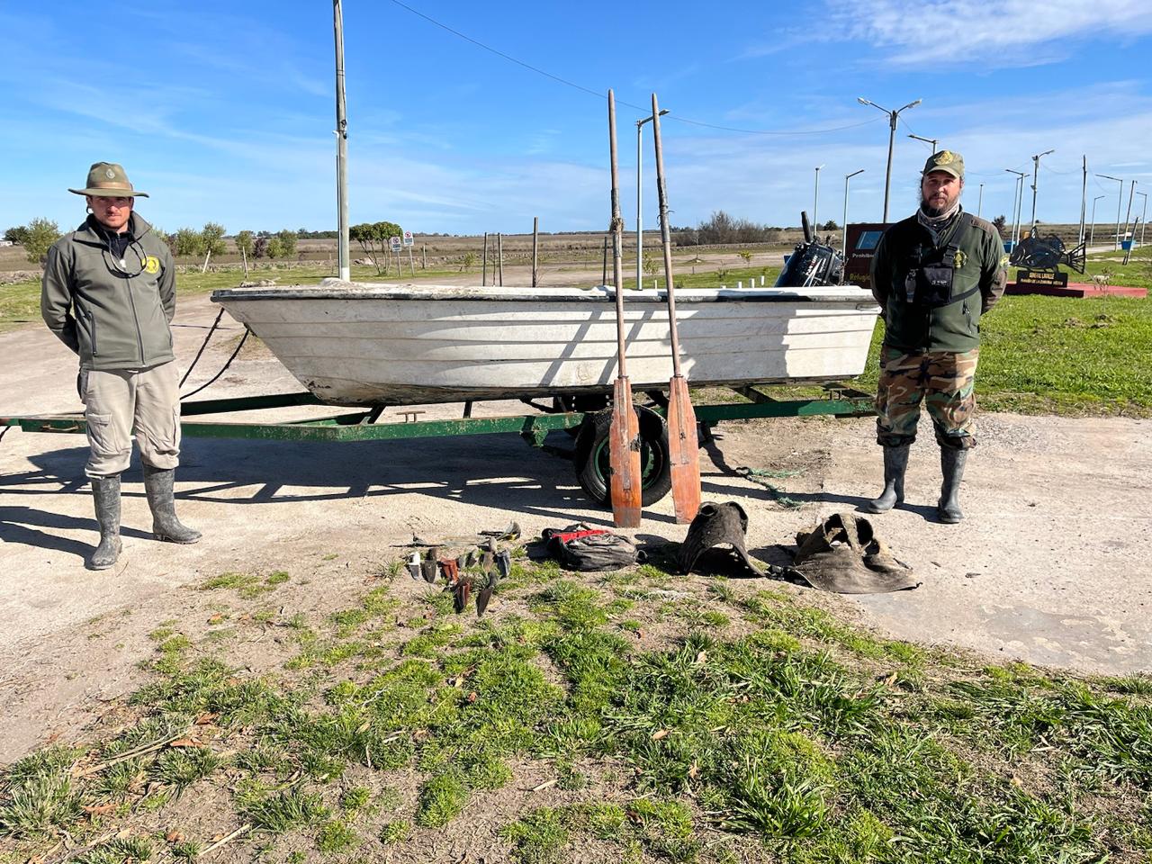 Operativo de control de caza furtiva en PN Campos del Tuyú