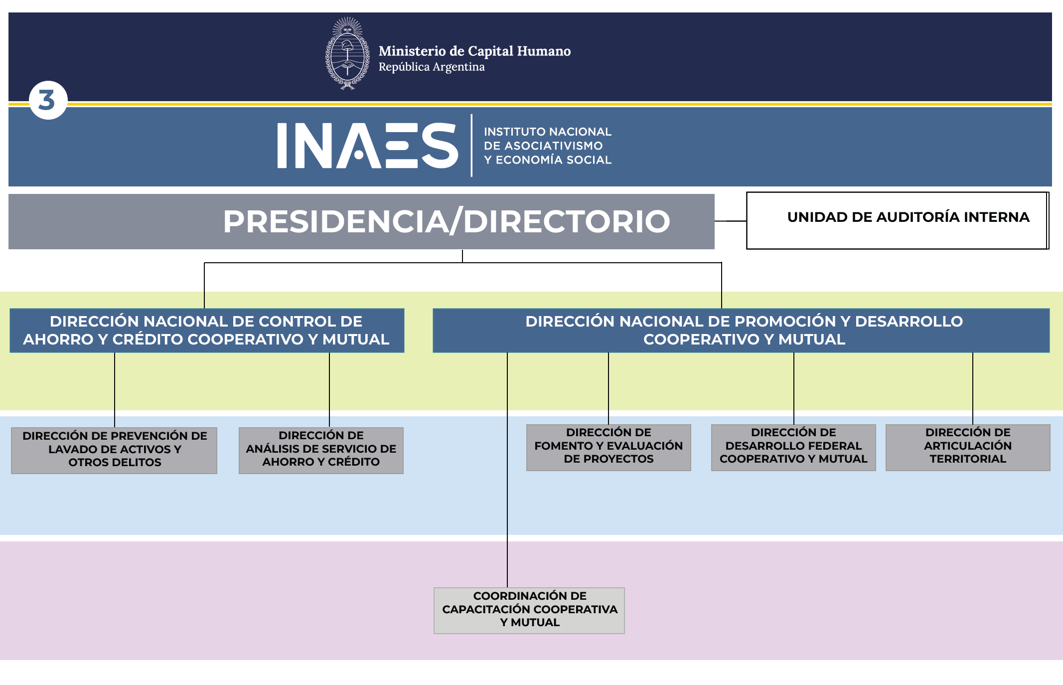 Organigrama INAES