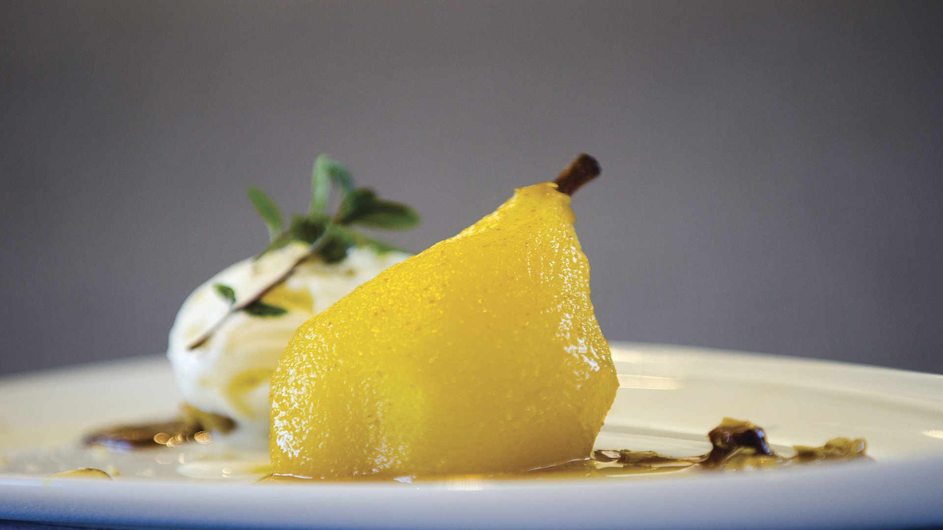 Gastronomía con pera