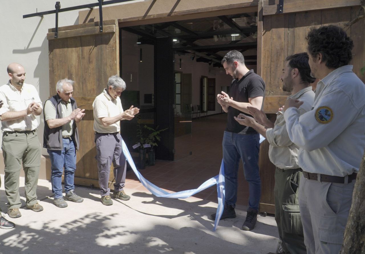 Granato y Guerra en la inauguración.