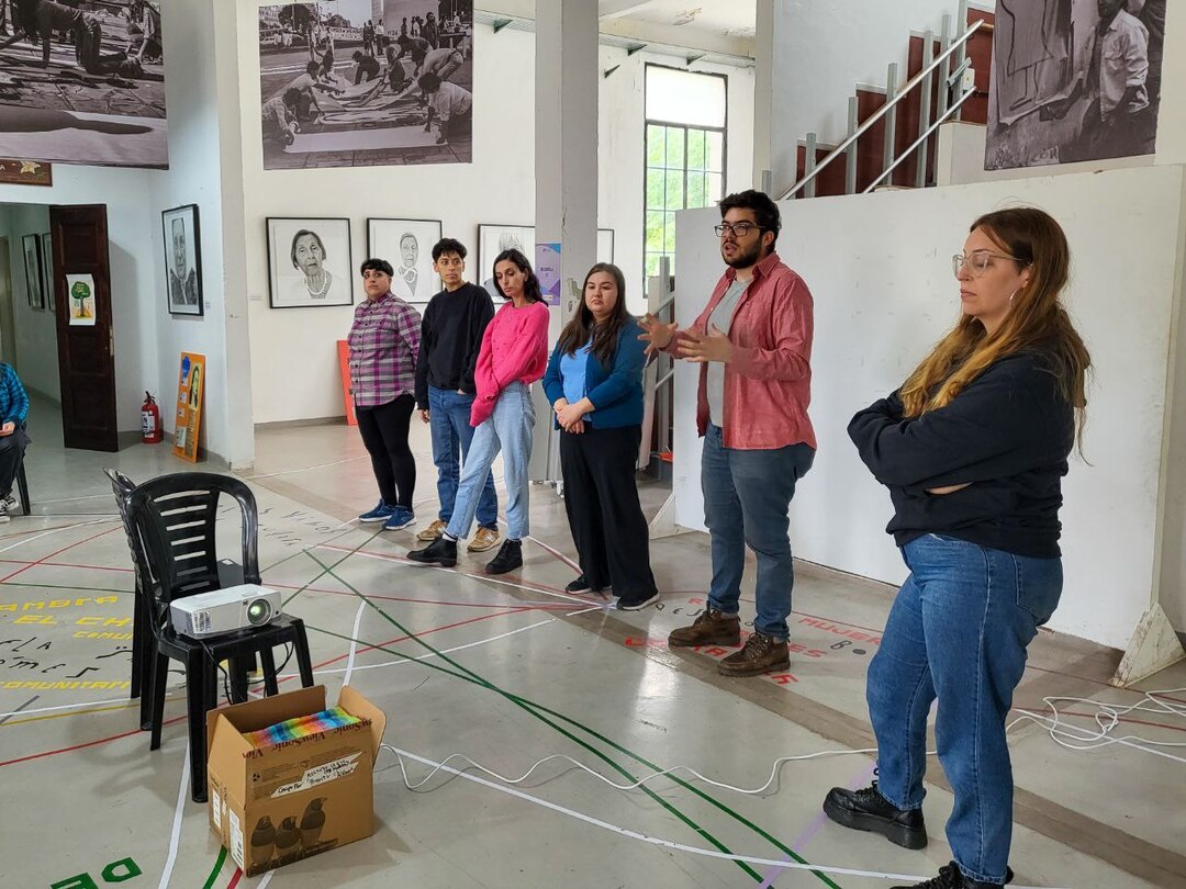 Santiago Battista en la apertura del encuentro.