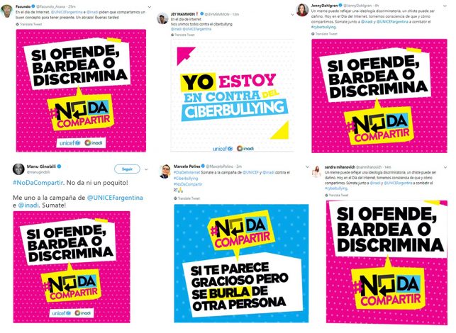 Nodacompartir Campaña De Comunicación Para Frenar El Ciberbullying Argentinagobar 7377